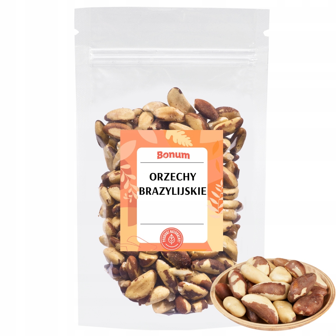 Levně Přírodní Brazilské Ořechy Premium Zdravé sušené ovoce Svačinka 500g Bonum