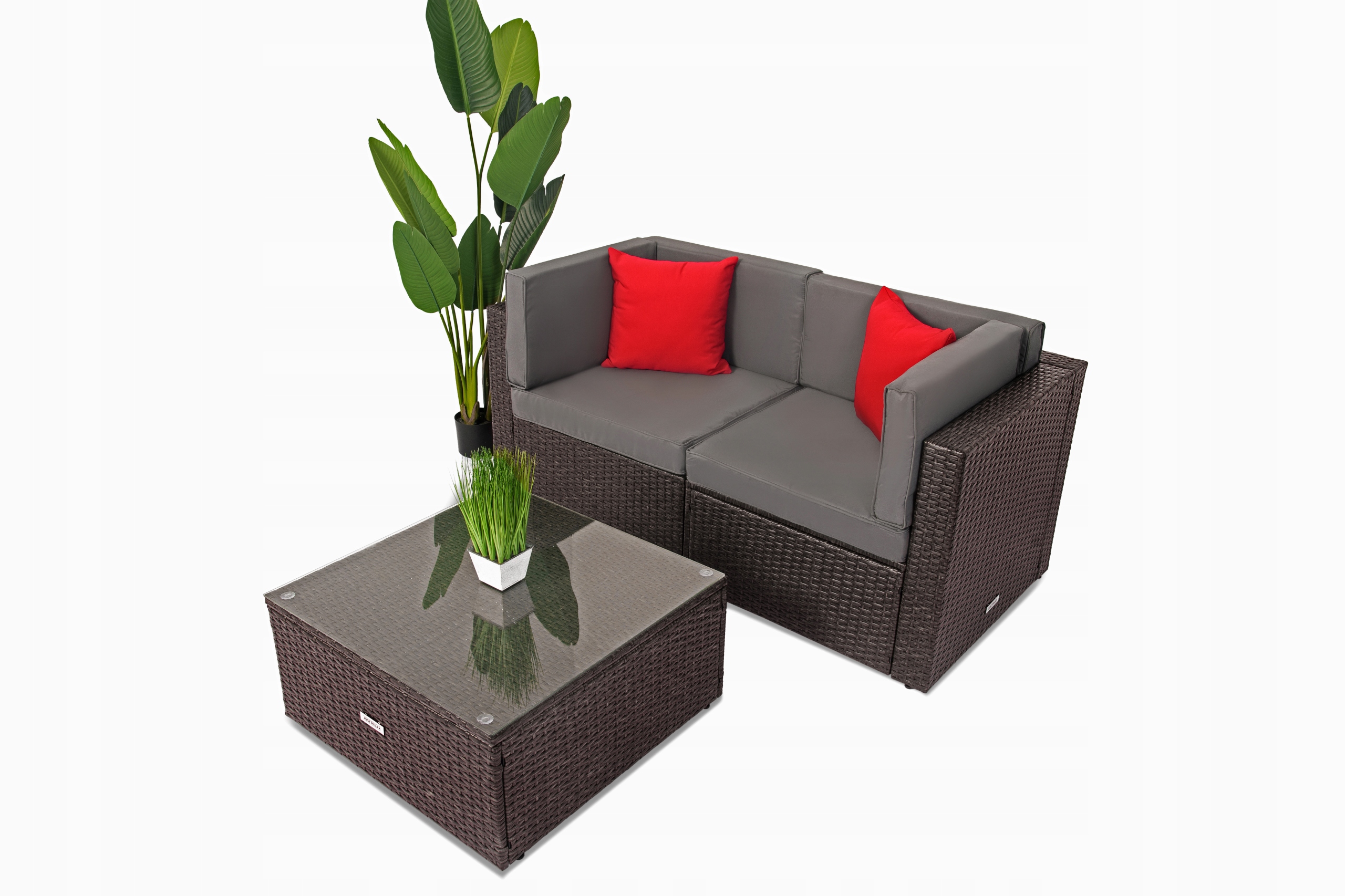 Meble ogrodowe rattanowe metalowa konstrukcja Kod producenta Just Relax