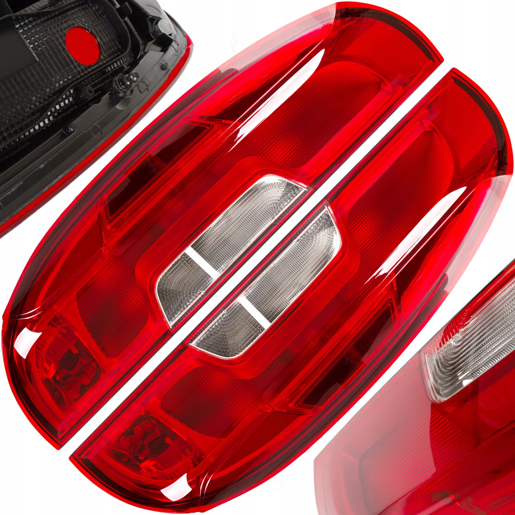 x2 Zadní lampa Levá Pravá Komplet pro Fiat Doblo II Lift 2015- 2 Dveře
