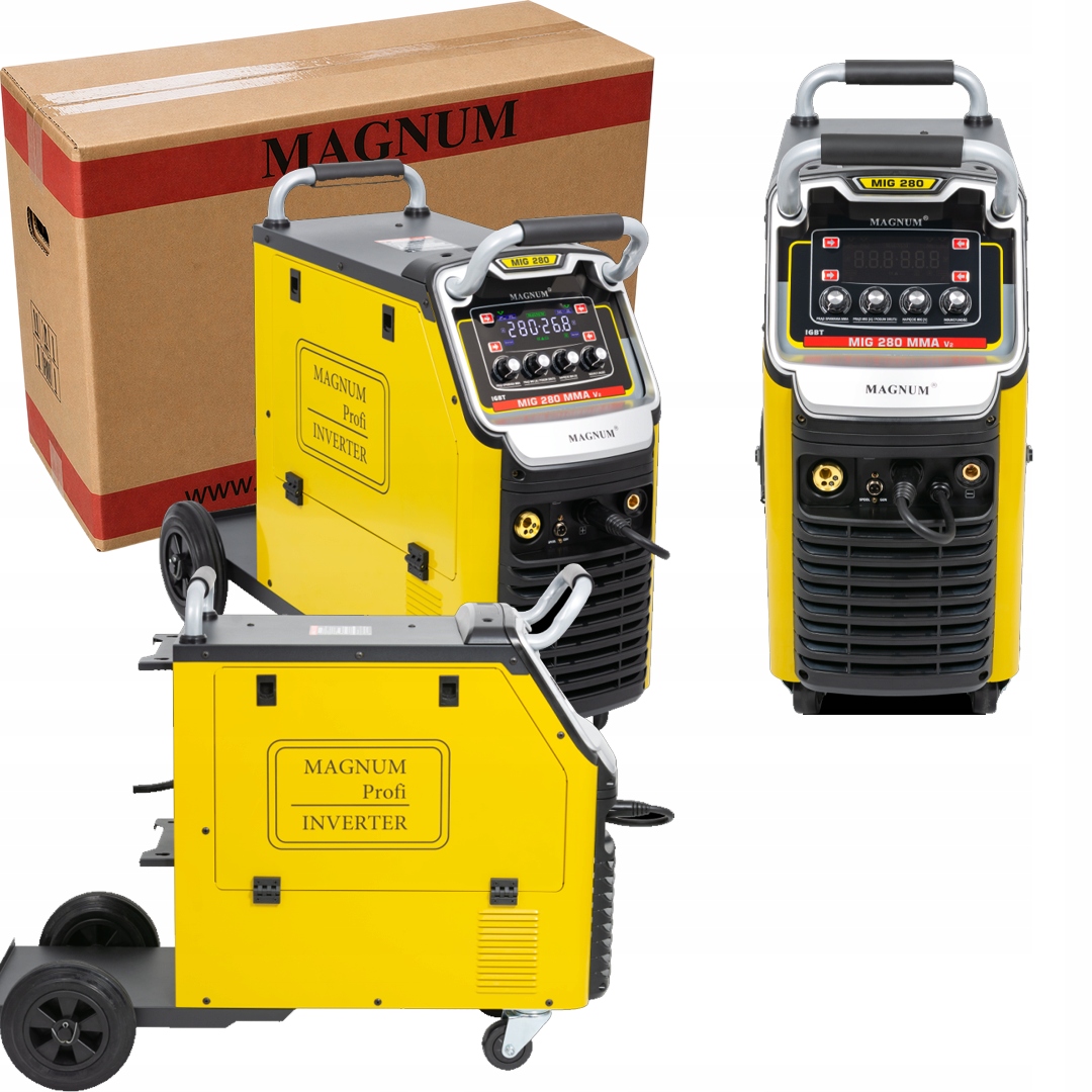 Magnum Spawarka inwerterowa Mig/mag 280 MMAV2 Igbt 300A 400V 2T/4T