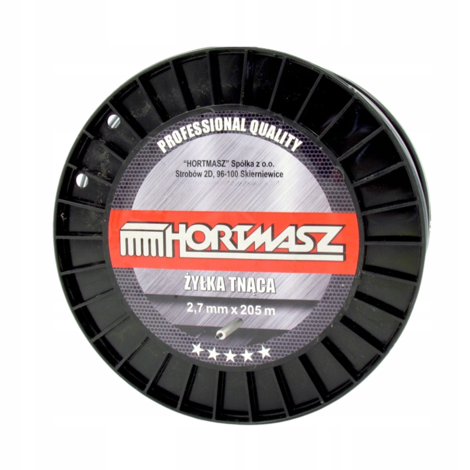 Żyłka Tnąca Kosa Podkaszarka Okrągła 2,7mm x 205m Duoline Szpula