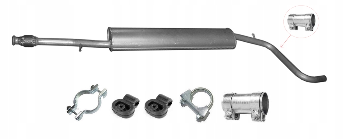 07.46 - PEUGEOT BIPPER 1.4 (з 2008 р.) глушник