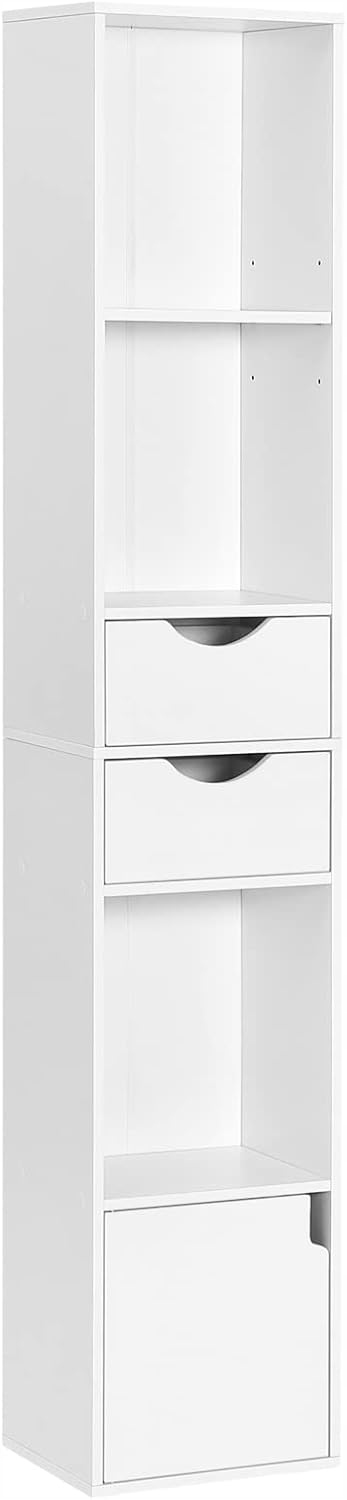 Woltu Regál So Zásuvkami Policová Skriňa Kallax 158 X 30 X 24 CM