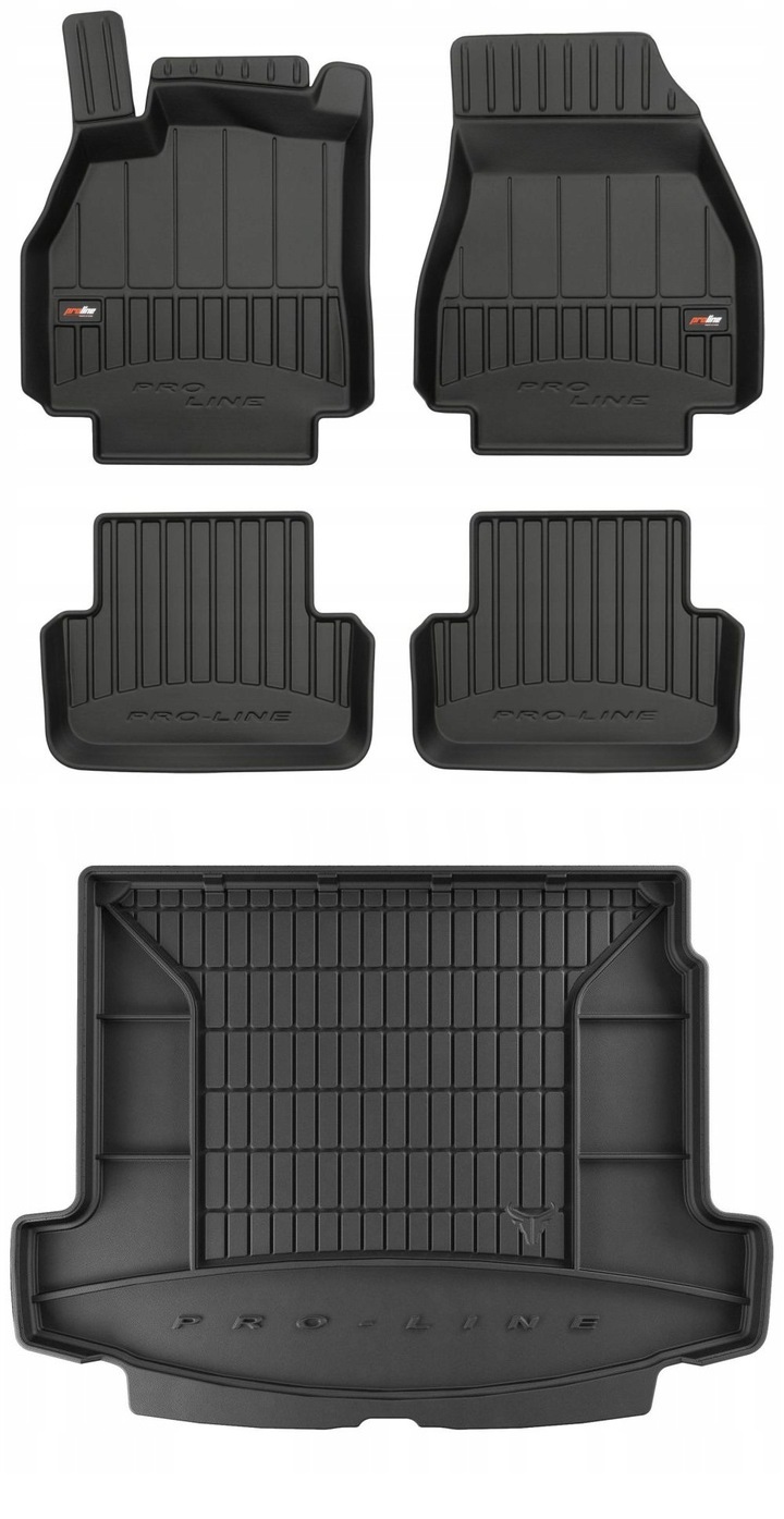 Set 3D gumové rohože Renault Megane 2 Kombi 2003-2009