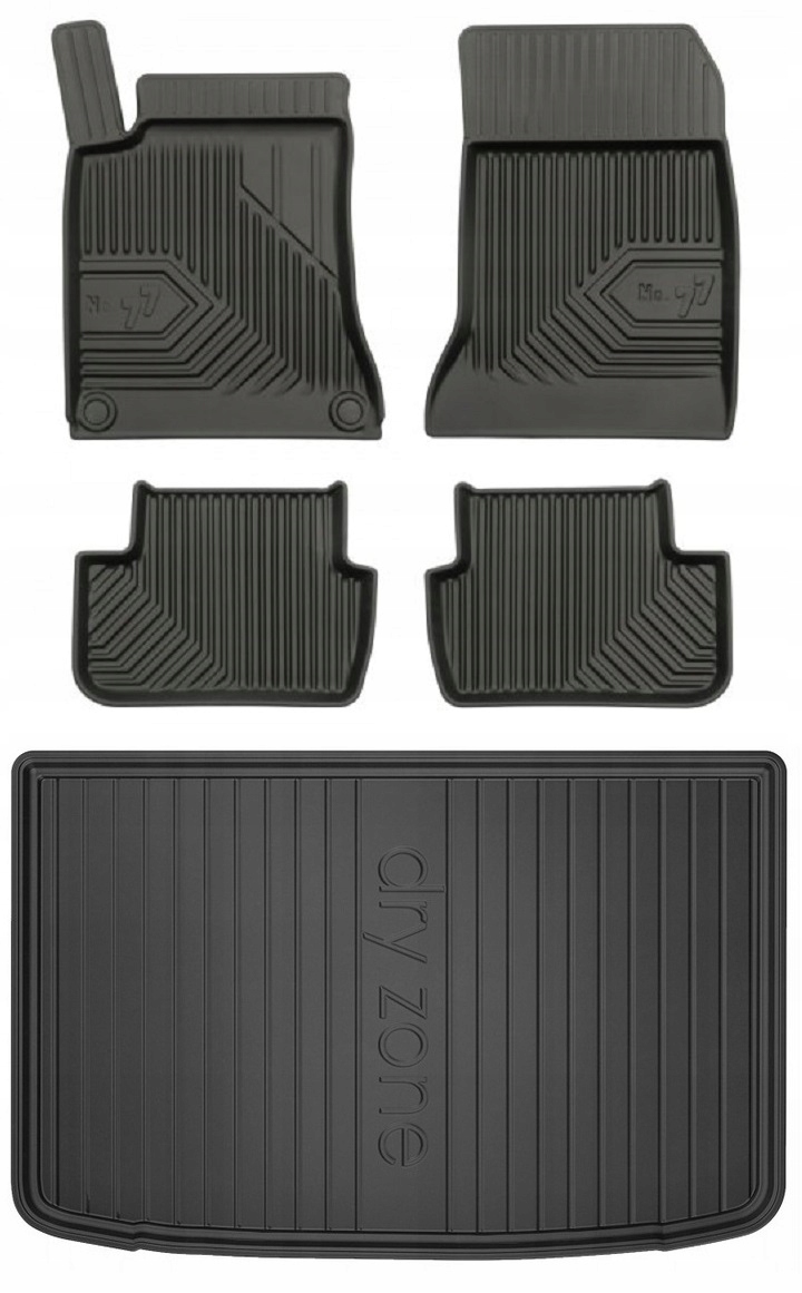 Set 77 Koberce a rohože Mercedes A W176 Hatchback 2012-2018