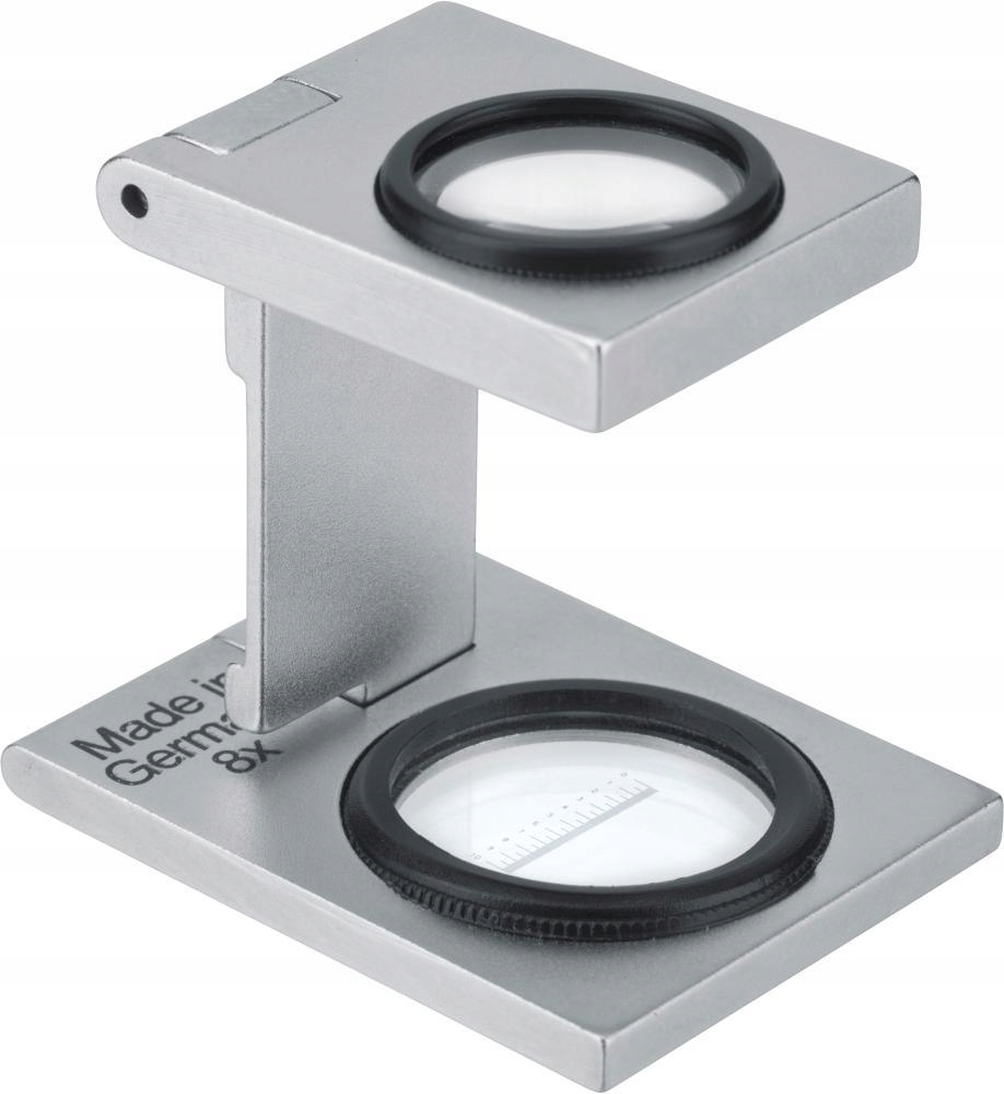 Lupa Schweizer skládací Aplanat s měřítkem 8xD16,2 mm