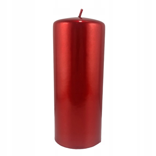 

Świeca Clear Walec H18CM Czerwona