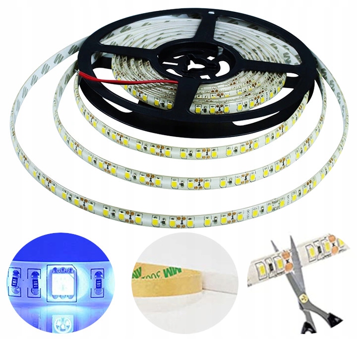 

Taśma Led Niebieska IP65 Wodoszczelna 4,8W/M 5m