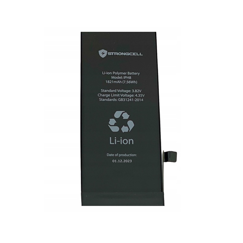 Bateria do iPhone 8 A1863 A1905 A1906 STRONGCELL Data prod. 12.2023 EAN (GTIN) 5904905640925