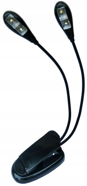 LAMPKA BIURKOWA NA STATYW Z KLIPSEM LED LAMP 4 LED