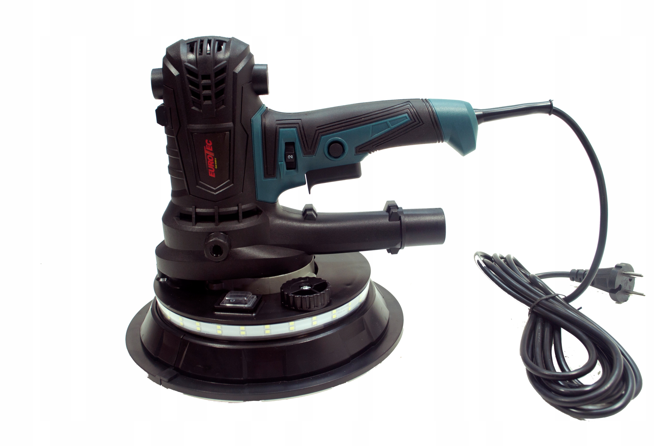 SZLIFIERKA do GIPSU GŁADZI TYNKÓW TYNKU PAPIER ODSYSANIE PYŁU + WOREK LED Maksymalna prędkość obrotowa 2700 RPM