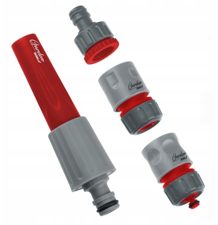 DEDRA ZRASZACZ PROSTY,PRZYŁĄCZE, 2x SZYBKOZŁĄCZE