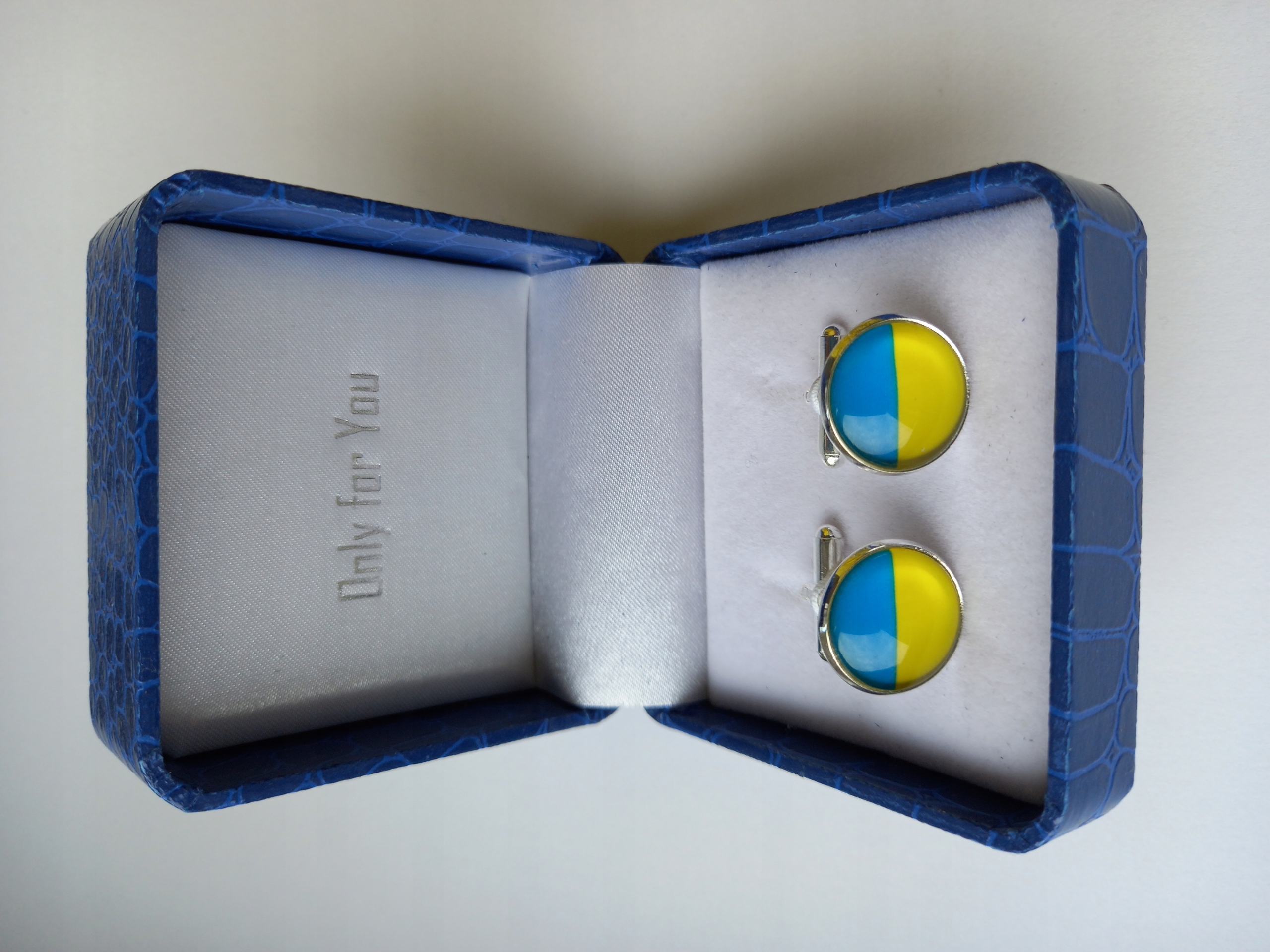 Manžetové knoflíčky pro Ukrajinu Barvy Ukrajiny