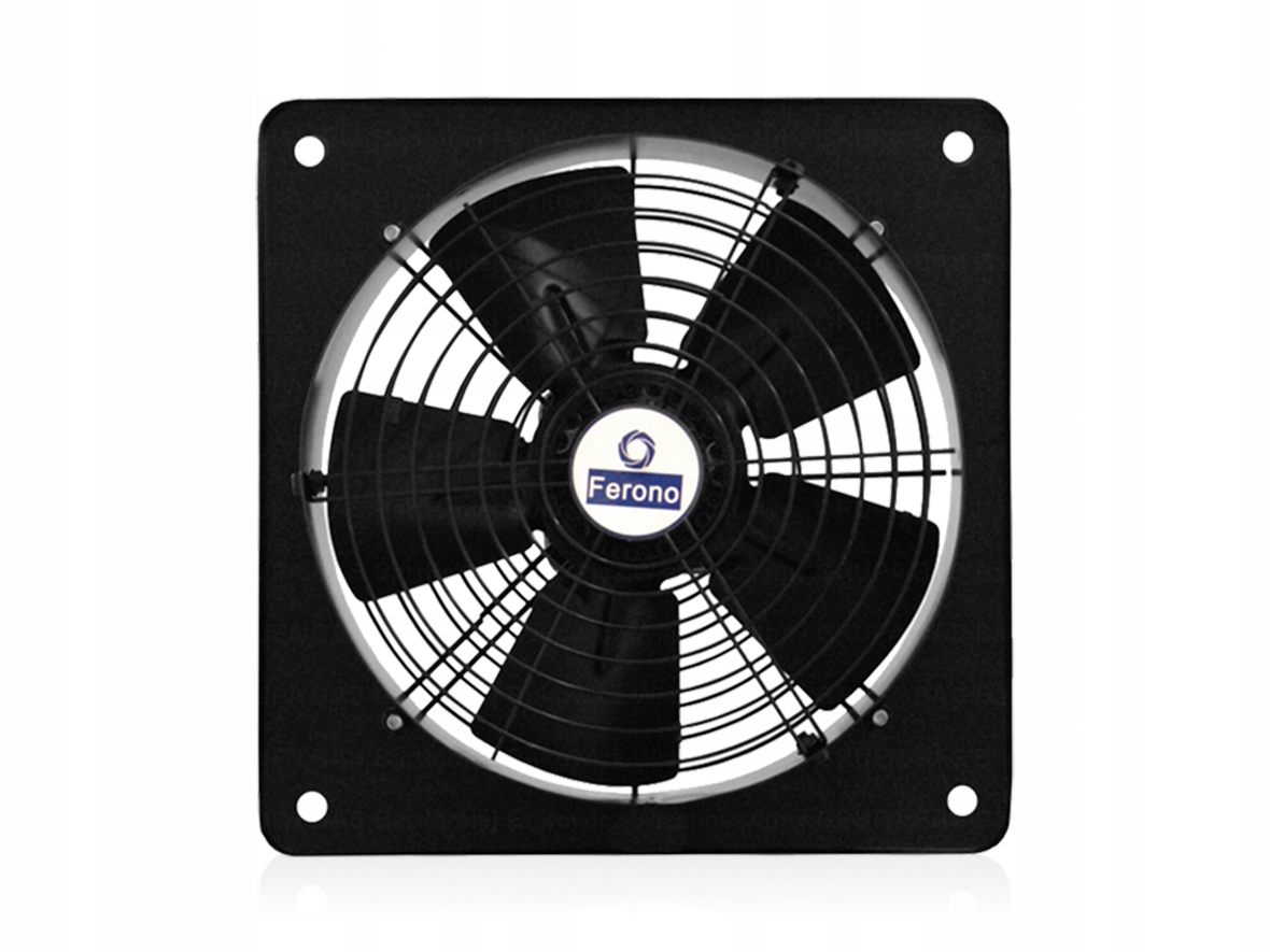 Ventilátor na doske 2550 m³/h odsávací do 80 °C nástenný 230 V axiálny 300 mm