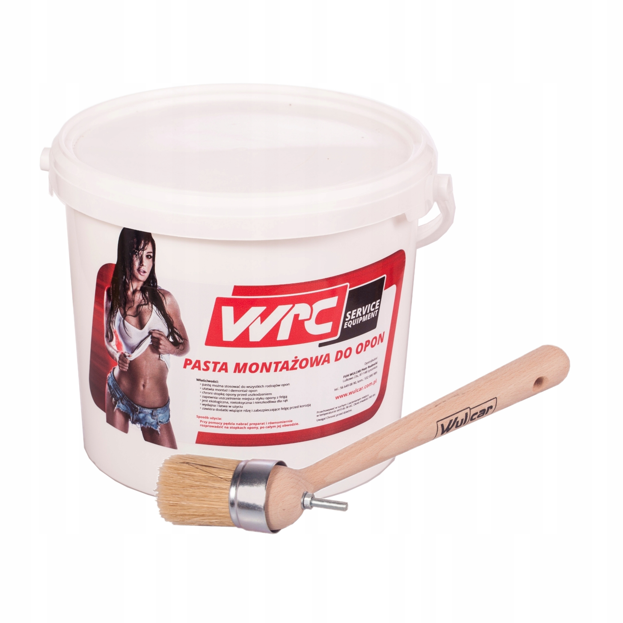 

Pasta do montażu opon Wrc 5kg biała pędzel