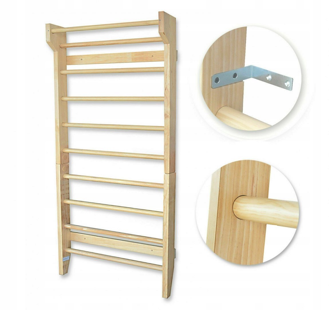 Drabinka Gimnastyczna Treningowa Do Ćwiczeń Rehabilitacji 195x80CM