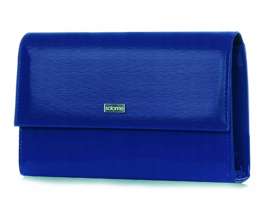 KOBALTOWA KOPERTÓWKA TOREBKA WIZYTOWA SOLOME M31 Marka Solome