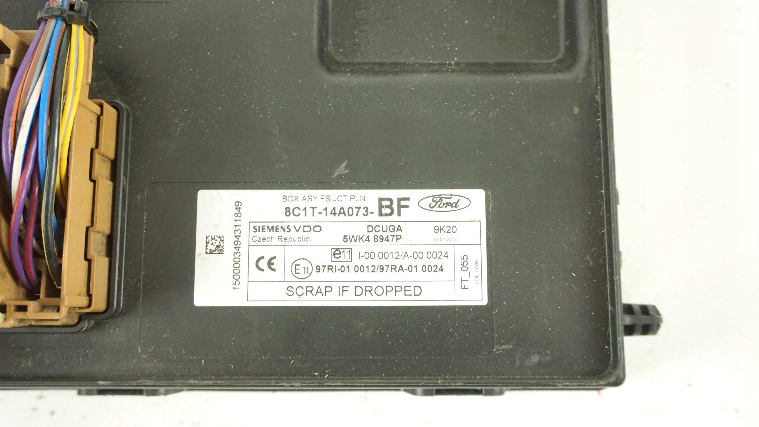 Module fusibles Unité commande confort BSI FORD TRANSIT 7 MK7 8C1T-14A073-BF
