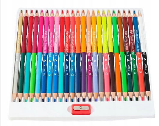 Kredki dwustronne TRÓJKĄTNE 24 / 48 KOLORÓW Astra EAN (GTIN) 5901137091181