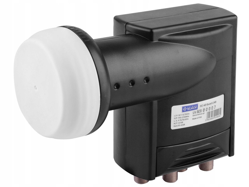 Konwerter quad (poczwórny) Telkom-Telmor SC-40 Quad LNB