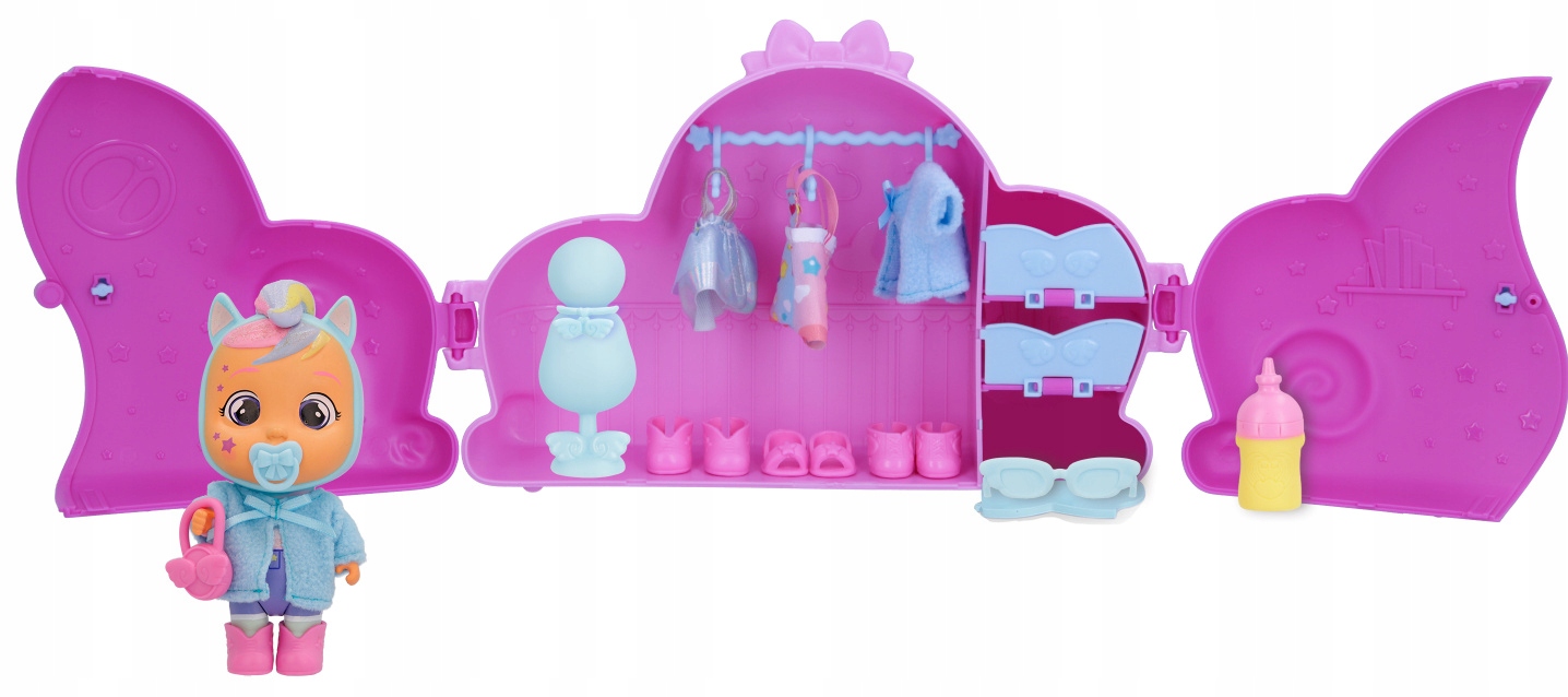 CRY BABIES MAGIC TEARS GARDEROBA + LALKA JENNA Marka Cry Babies