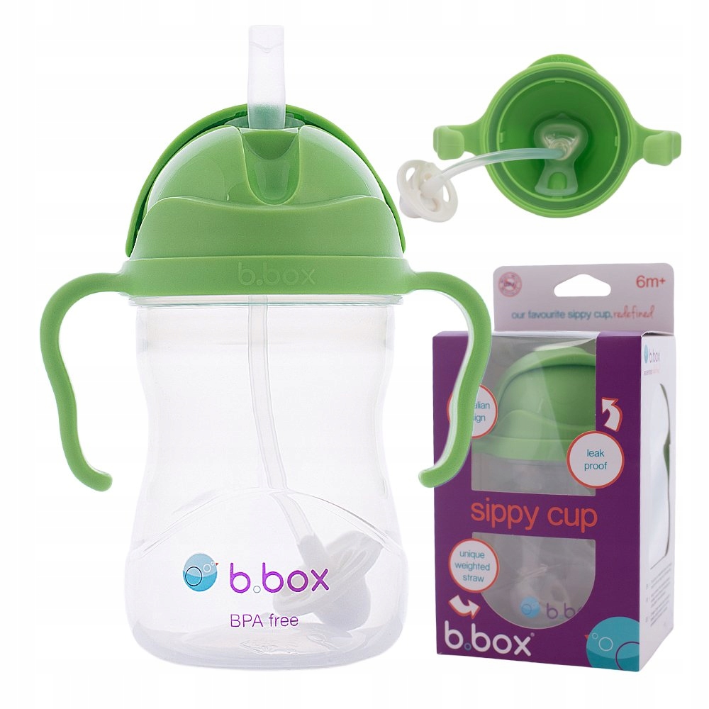 

B.box Innowacyjny Kubek Bidon Ze Słomką Jabłowy