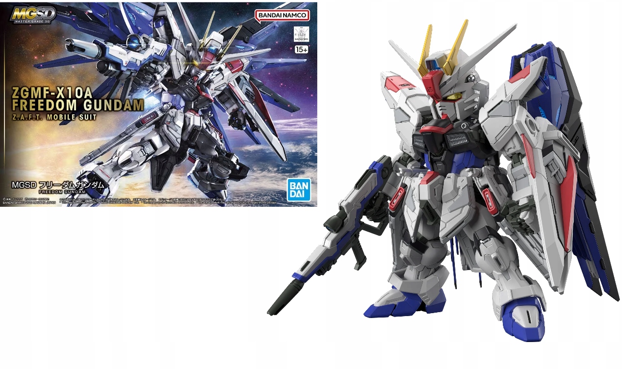 Gundam Master Grade Sd Freedom Gundam Modelářský set