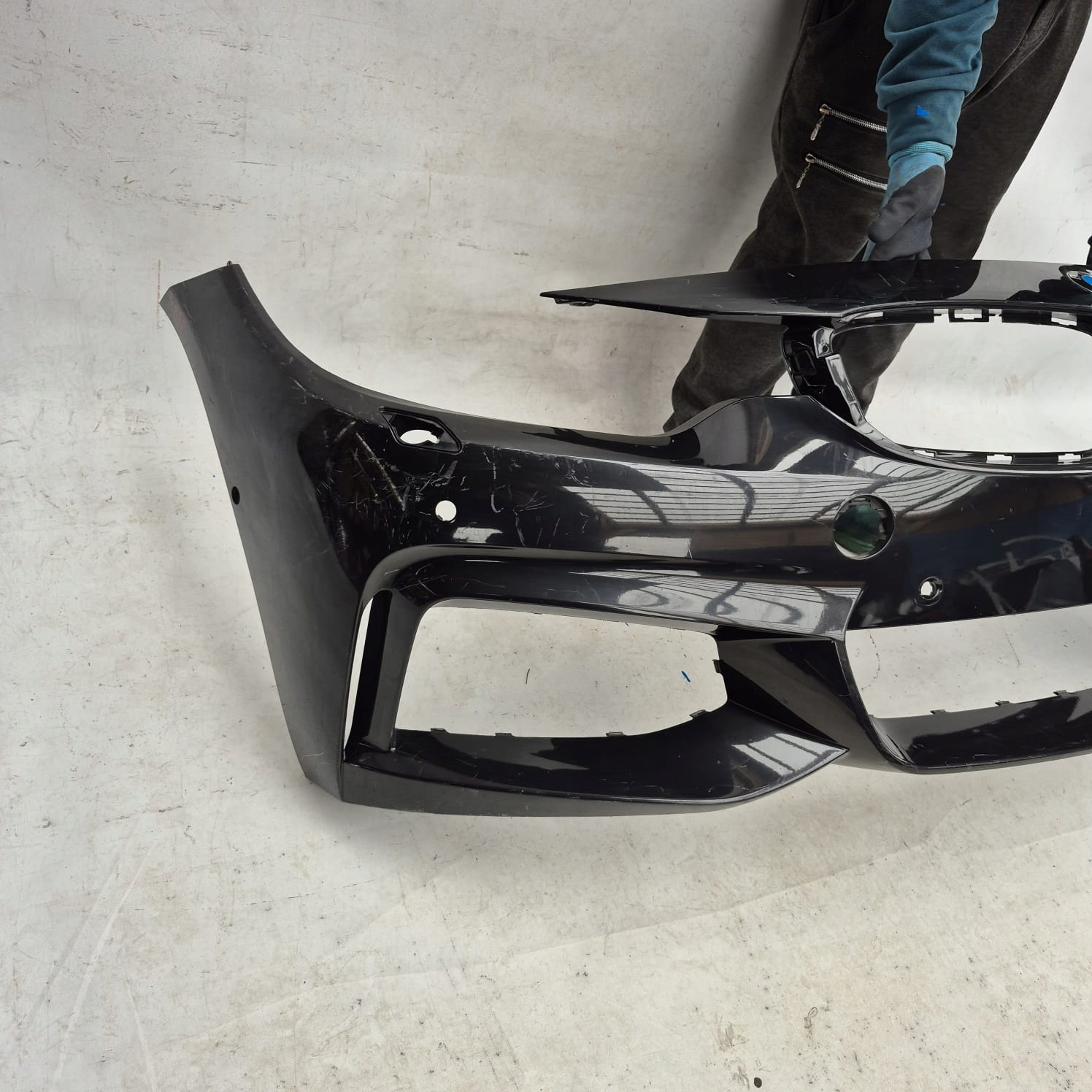 BMW 4 F32 m-packet 13-21 bumper front front washer 6XPDC