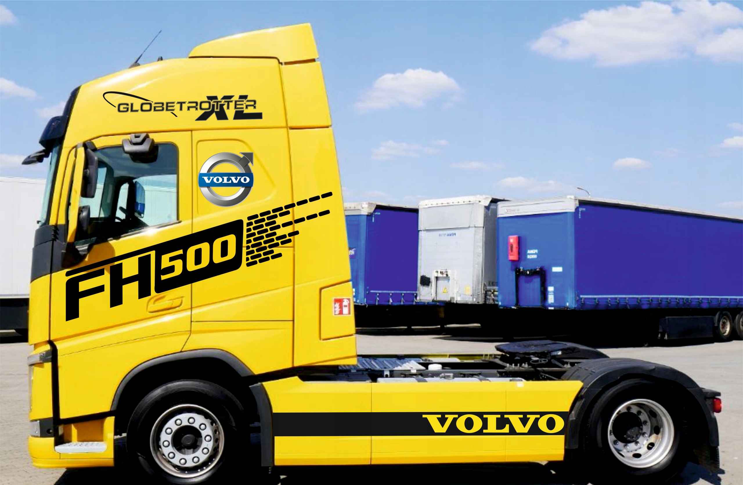 Samolepky Volvo Fh Kwadraciki Fh 500 Sada