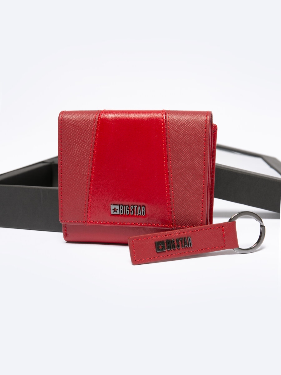 Big Star Dámská Peněženka S Přívěskem Mika Červená 660 --