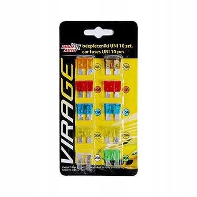 

Zestaw Bezpieczników Płytkowych Uni 10 Elementów