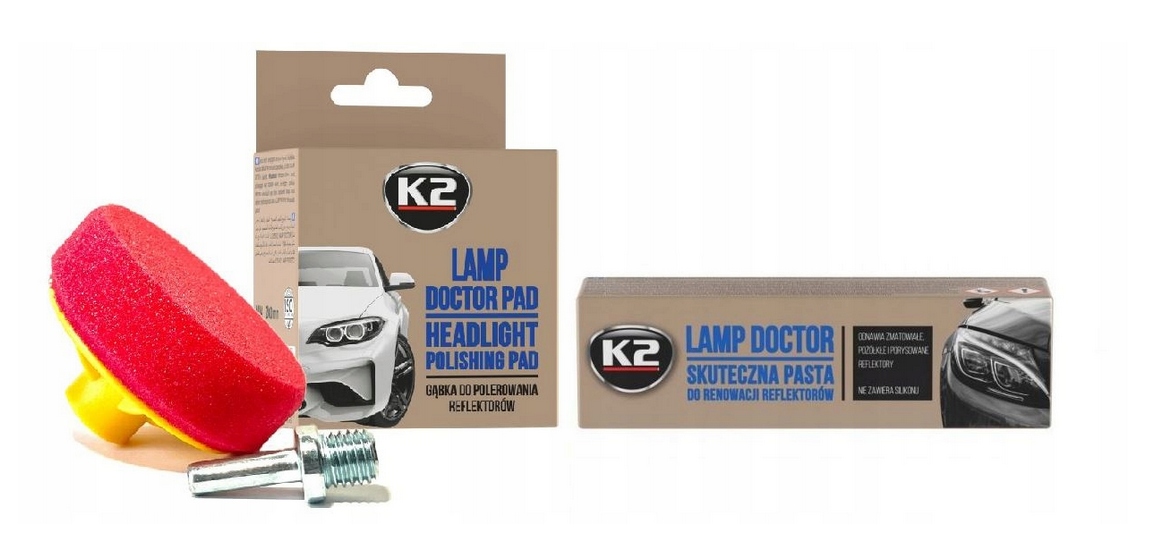 

K2 Zestaw Lamp Doctor Pad Pasta Polerska Do Lamp