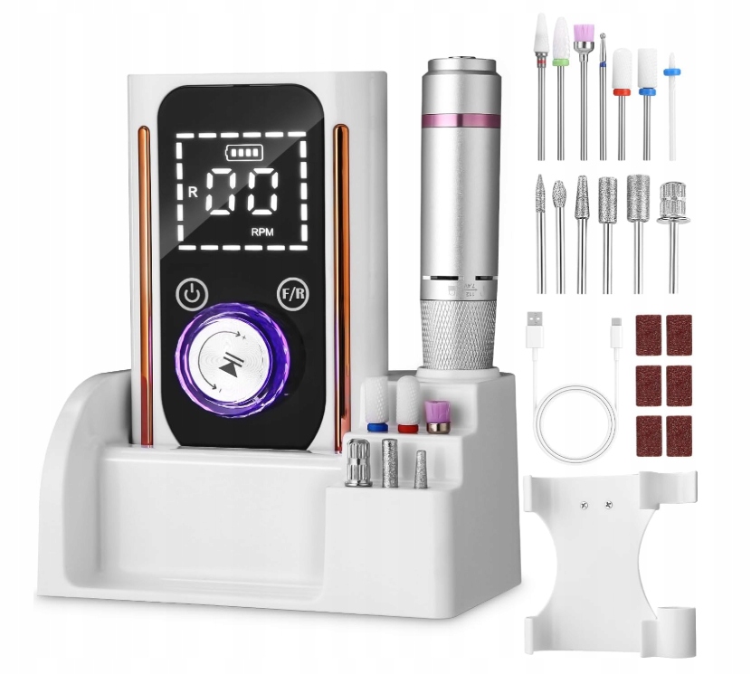 Permust Bruska na nehty 45000 ot/min, bruska na nehty 13v1