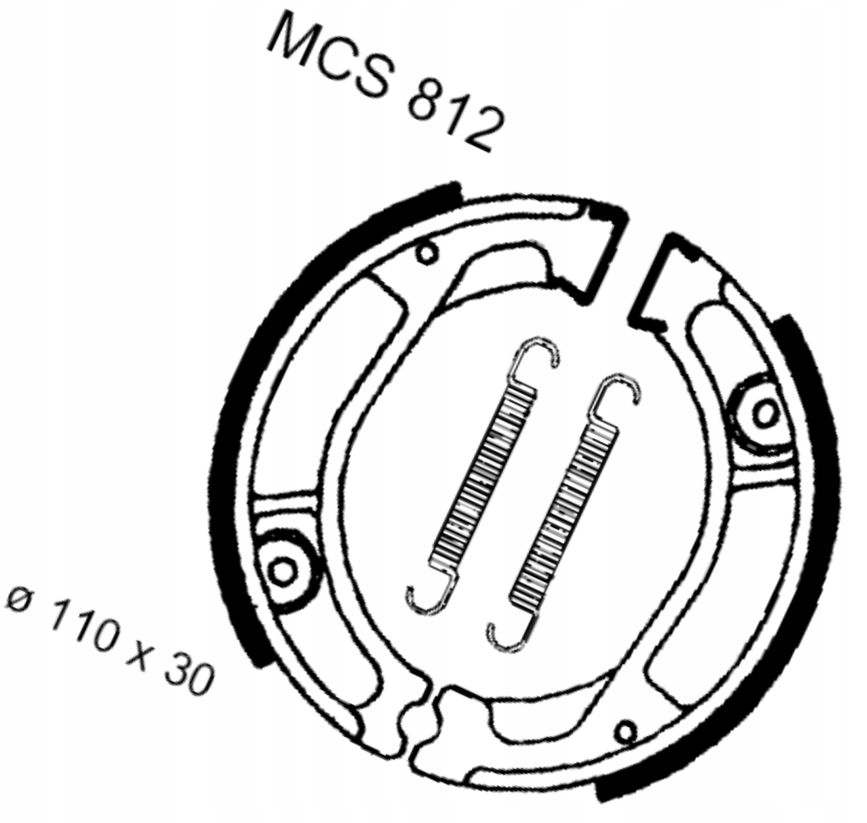 Brzdové Čelisti Honda Nx 250 XL 350 Xr