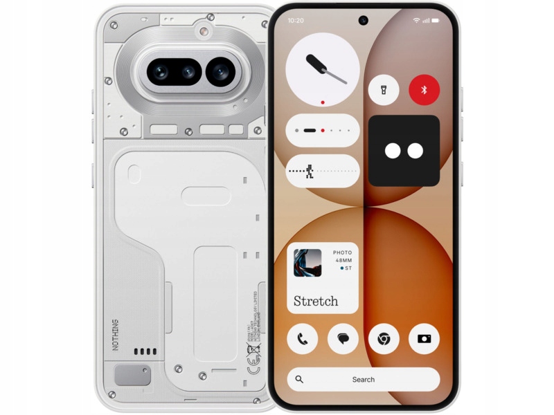 Smartfon Nothing Phone 4a 5G 8/128GB 6.78" 120Hz Biały