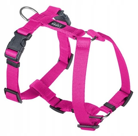 Postroj Pro Psa Guard Nastavitelný Silný Fuchsiový Růžový Velikost L Šířka 2.5 CM
