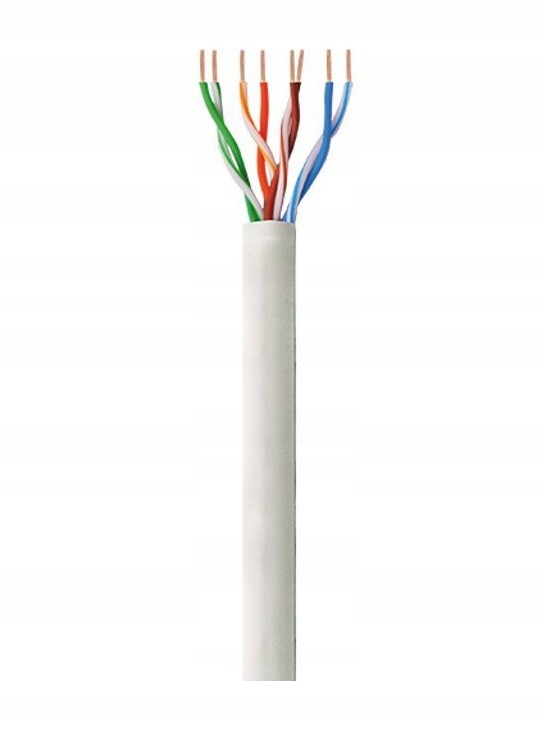 Instalační kabel Šroubovák počítačový Kat 6 U/utp Drát 305 m Šedý Soho Cca