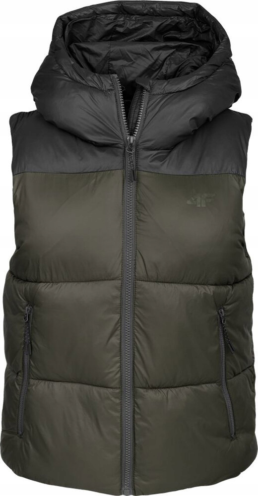 Dámská Vesta 4F Khaki H4Z22 KUDP004 43S r XL