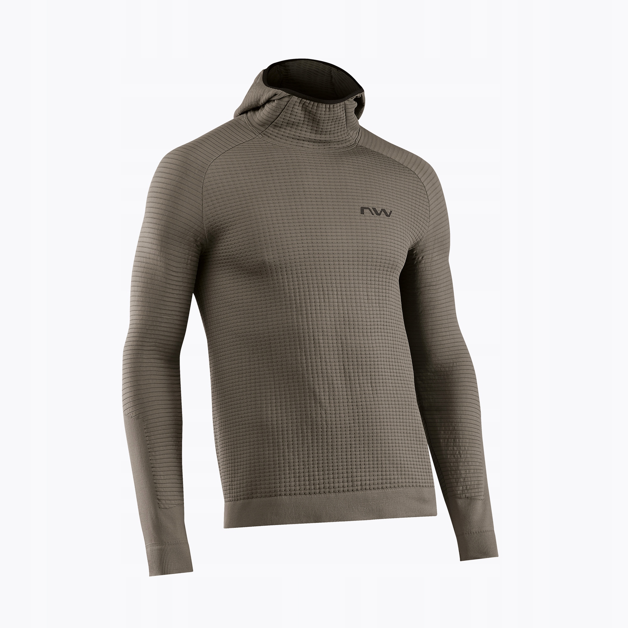Bluza rowerowa męska Northwave Route Knit Hoodie forest green L-XL