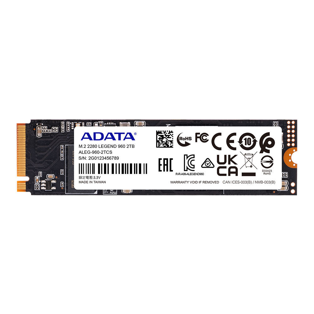 SSD m.2 ADATA LEGEND 960 2TB PCIe 4x4 7.4/6.4 GB/s Interfejs M.2 PCIe