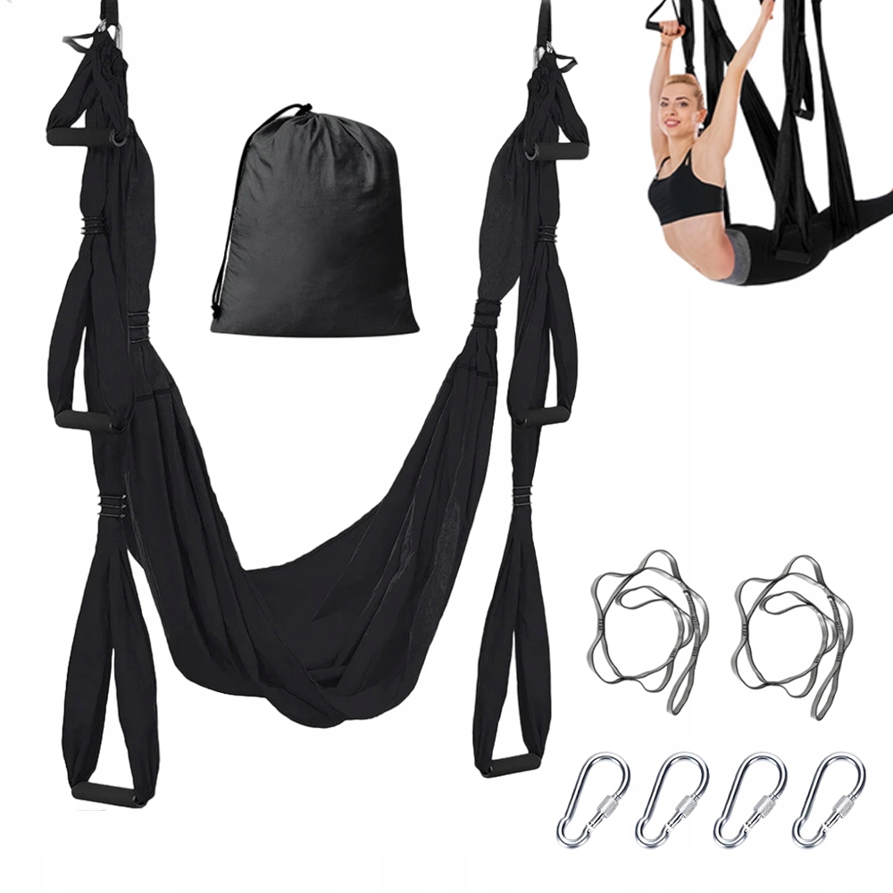 Houpací Síť Na Jógu S Antigravitační Houpačkou A Nastavitelnými Úchyty 200 Kg