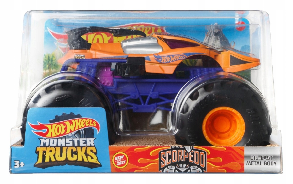 

FYJ83 Monster Truck Hot Wheels 19cm Scorpedo Scorp
