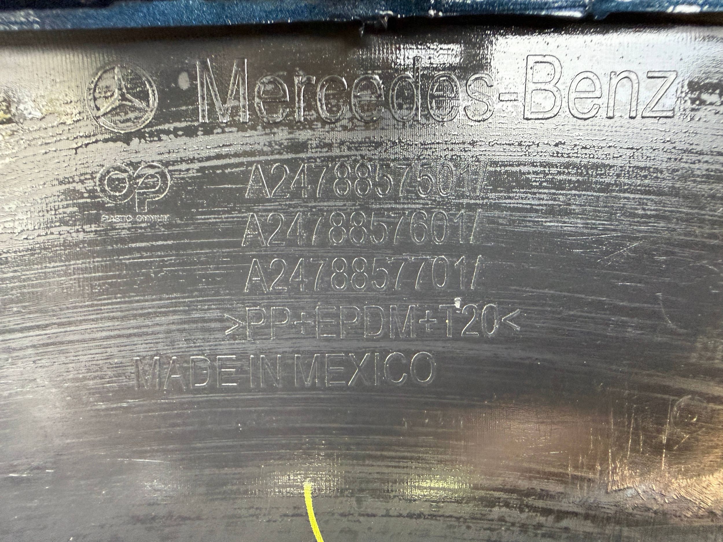 Mercedes Glb X247 A247 19- bumper rear part rear