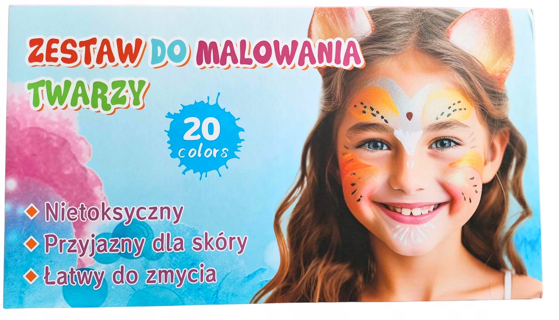 Farby Do Malowania Twarzy Dla Dzieci Tatuaze Zmywalne Szablony Zestaw XXL Marka BestHurt