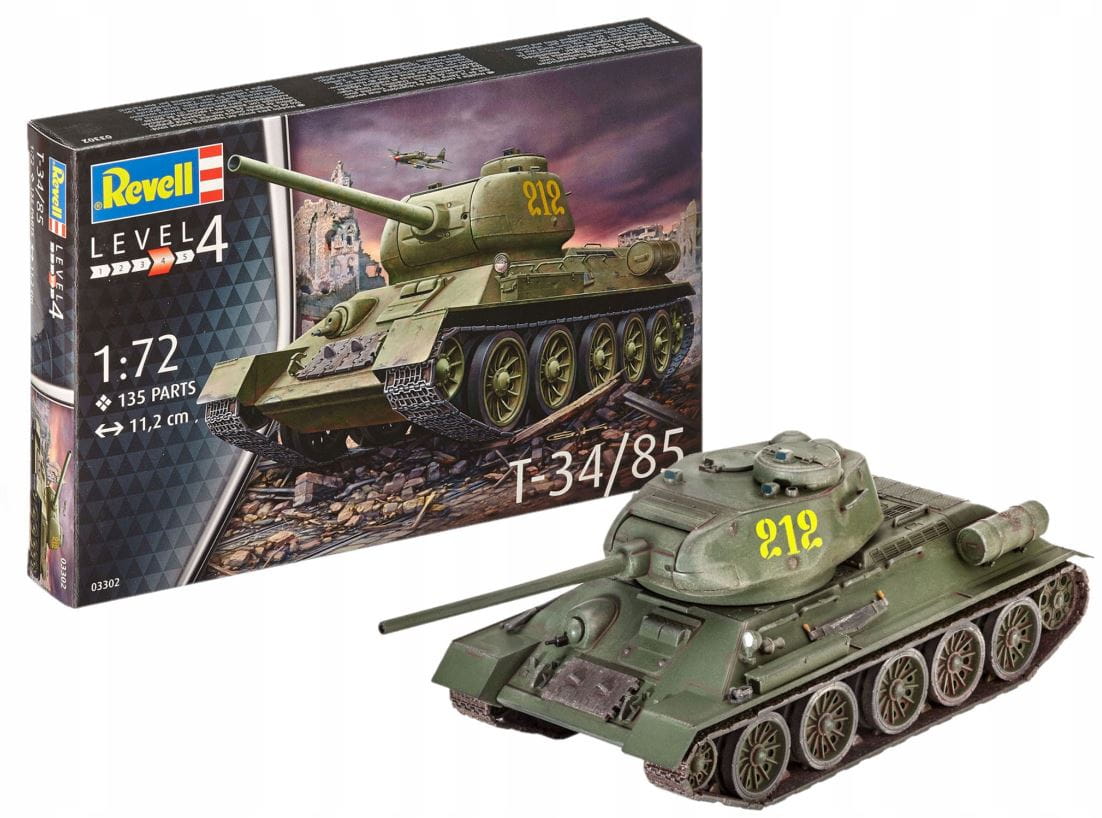 Revell 33020 Model ke slepení Tank T-34-85 1:72