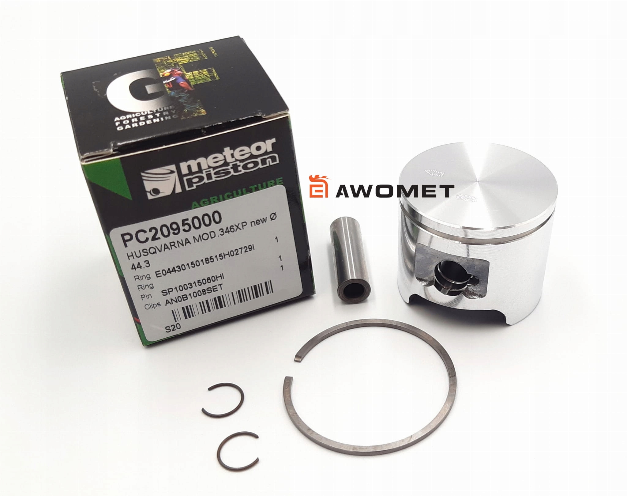 

Tłok do Husqvarna 346XP 44,3mm Meteor włoski