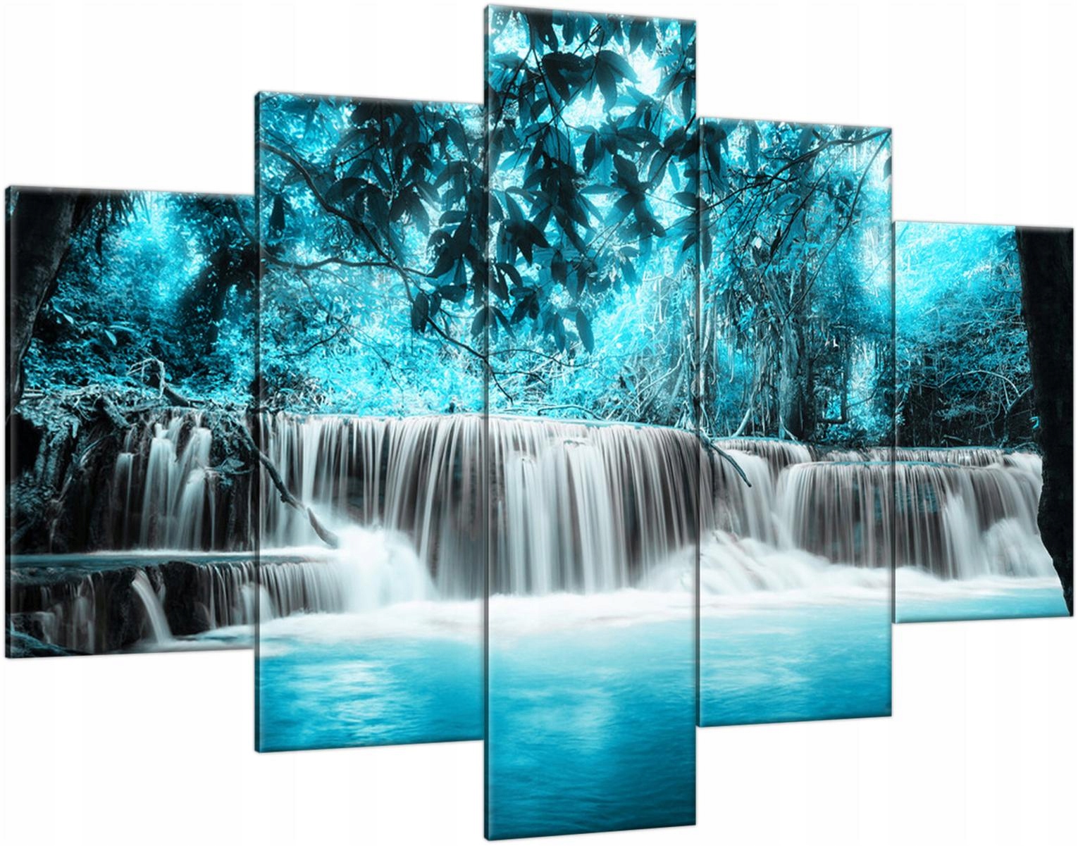 Obrazy 150x105 Tryptyk na Płótnie Salon +SZABLON