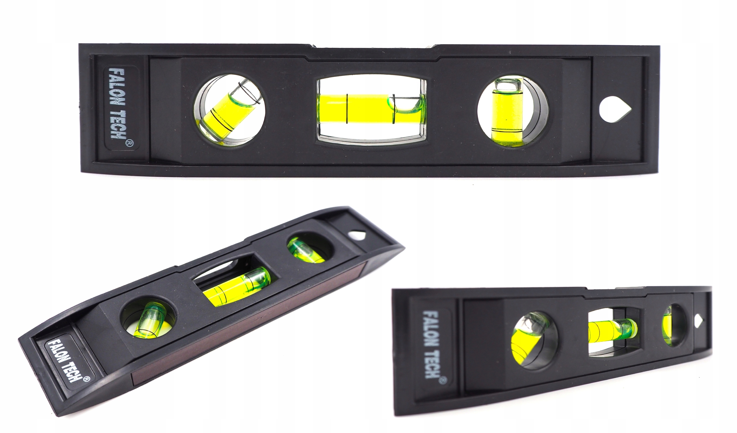 MAŁA KOMPAKTOWA MINI POZIOMICA Z MAGNESEM 15CM