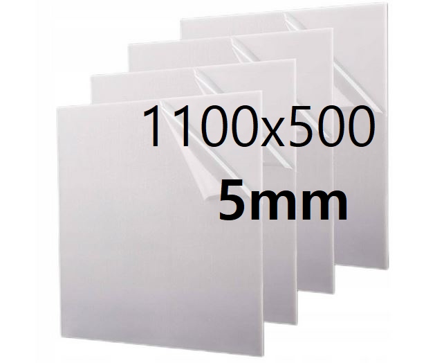 Plexi Plexa deska na míru mléčná opálová 110 cm x 50 cm x 5 mm