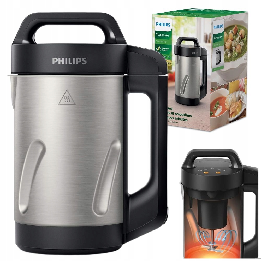 Mixér Philips HR2203/80 1000W s funkcí vaření a topným systémem SoupMaker